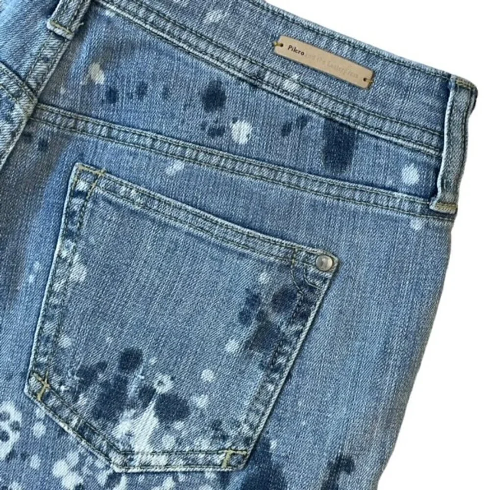 ANTHROPOLOGIE Pilcro and the Letterpress 'Hyphen' Jean Shorts - Size 26 - Picture 3 of 7
